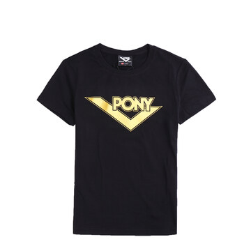 PONY(波尼)休闲生活系列男士短袖T恤 73M2AT13BK