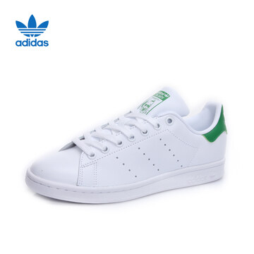 Adidas20春STAN SMITH绿尾小白鞋休闲板鞋M20324