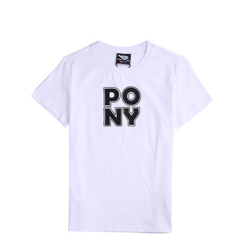 PONY(波尼)休闲生活系列女士短袖T恤 73W2AT40BK