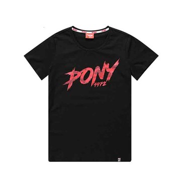 PONY(波尼)经典系列女士短袖T恤 81W2AT87BK