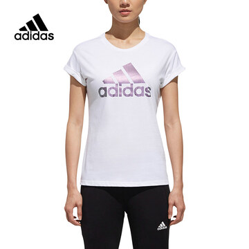Adidas 阿迪达斯 女子 运动型格短袖T恤 DM5320